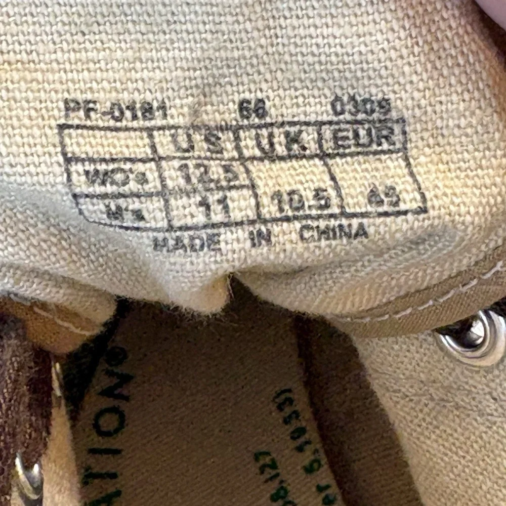 PF Flyers Center Hi Reissue Canvas High Top Sneakers Mens 11 PF-0181 Shoes